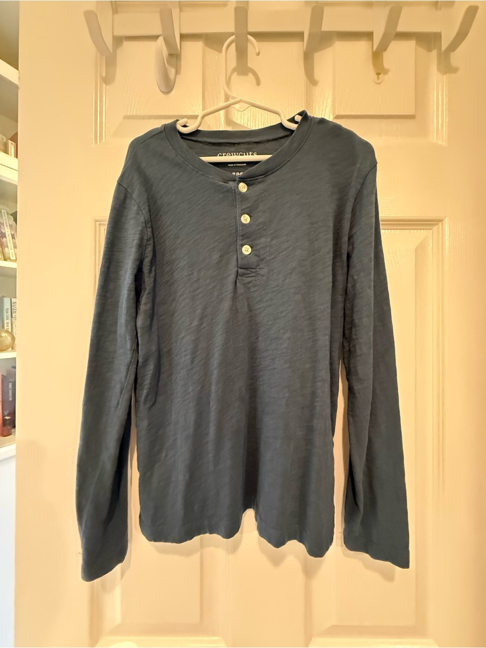 Crewcuts Slate Blue Long-Sleeve Henley